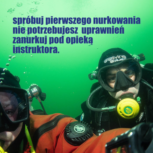 pierwsze nurkowanie bez uprawnień